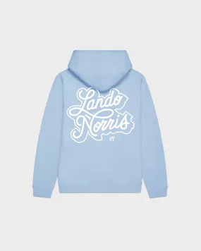 KIDS SCRIPT HOODIE - BLUE