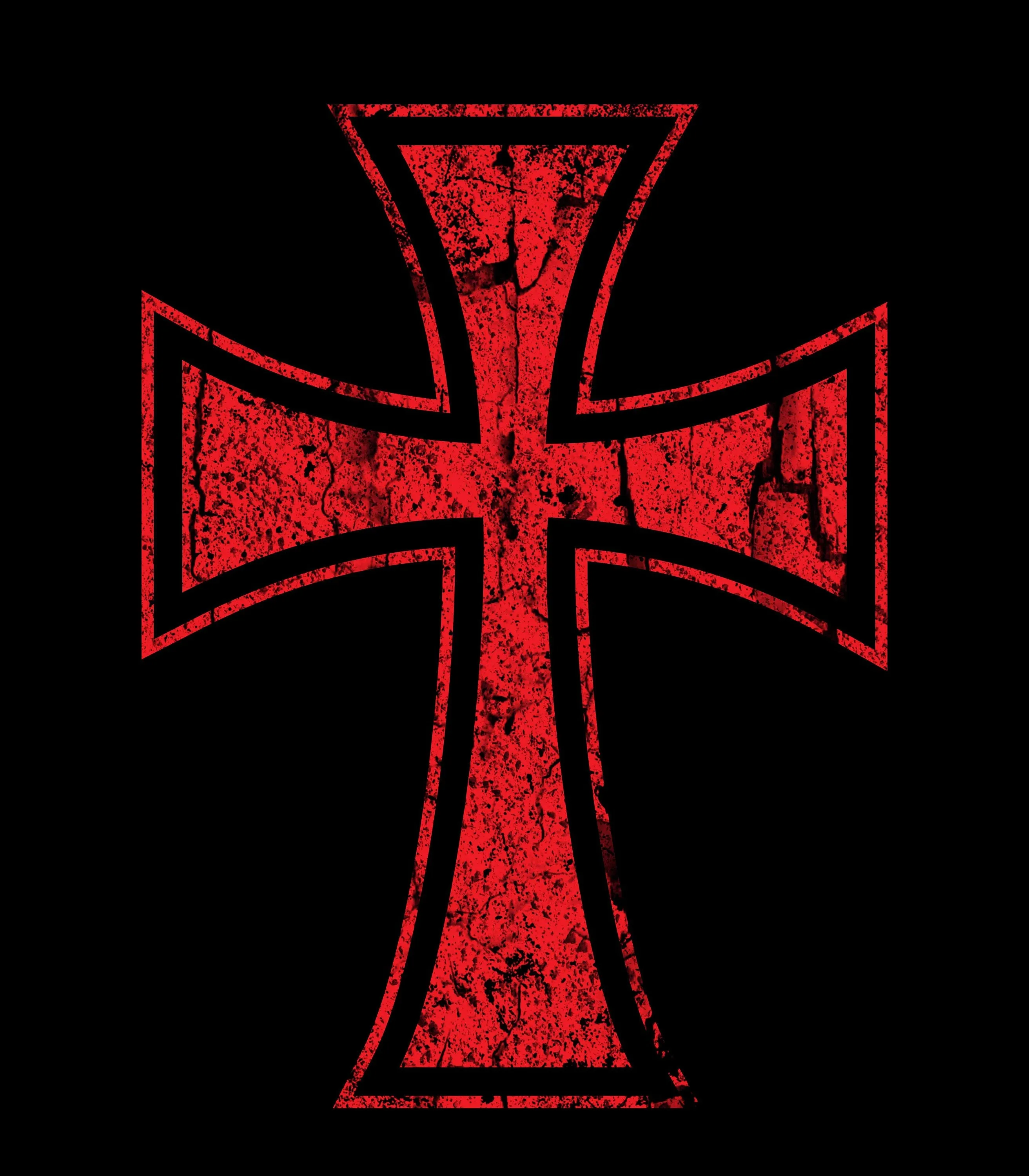 Knights Templar Crusader Hoodie | Christian Knight Order | Crusader Red Cross | Knights Templar Cross | Cross bible | Unisex Hoodie