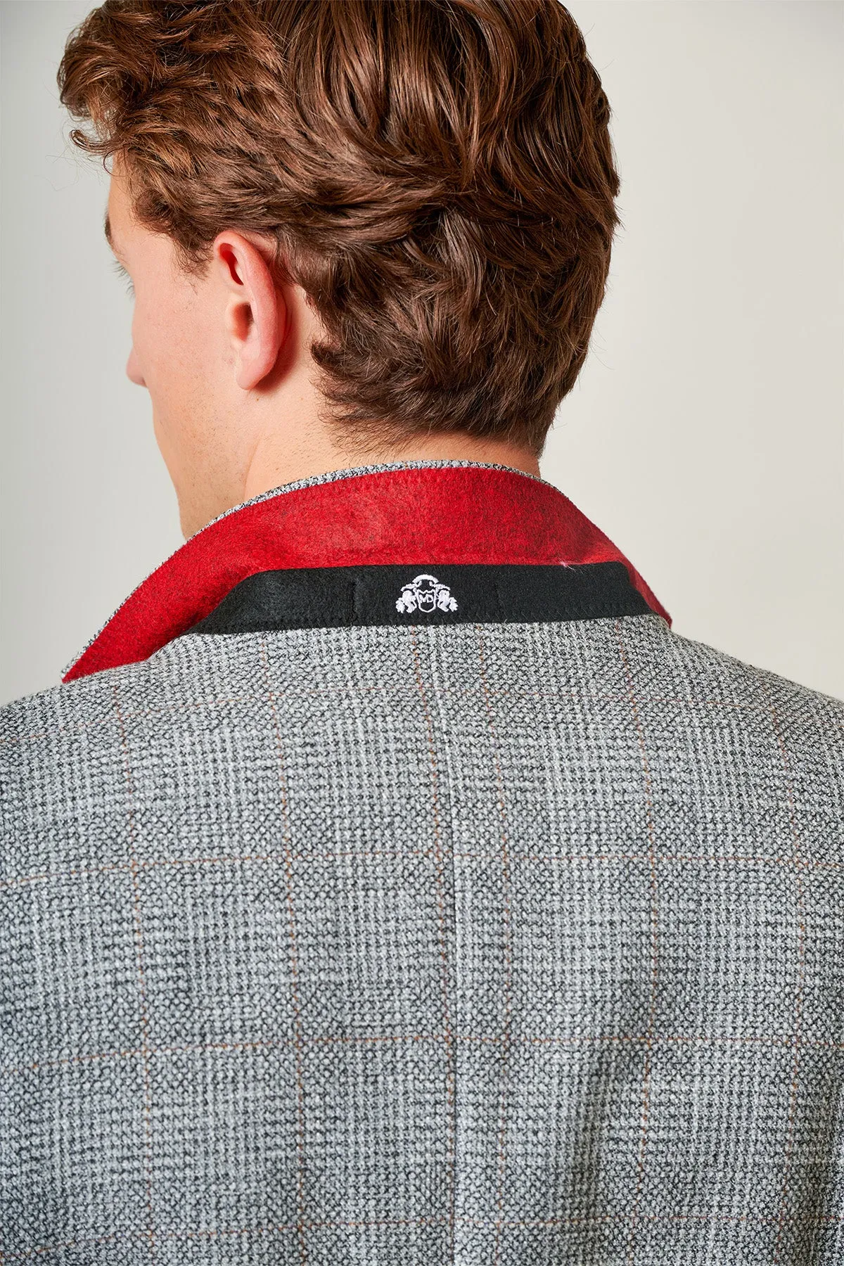 KRIS - Silver Grey Tweed Two Piece Suit