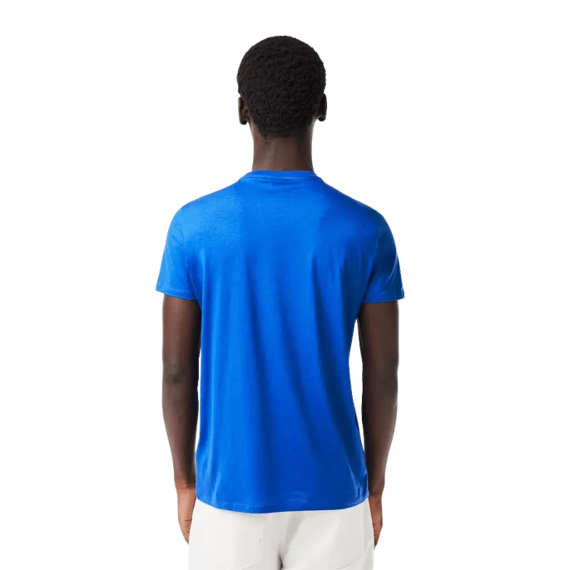 Lacoste Monochrome Cotton Pima Jersey Crew Neck T-Shirt - Men's