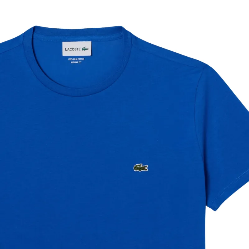 Lacoste Monochrome Cotton Pima Jersey Crew Neck T-Shirt - Men's