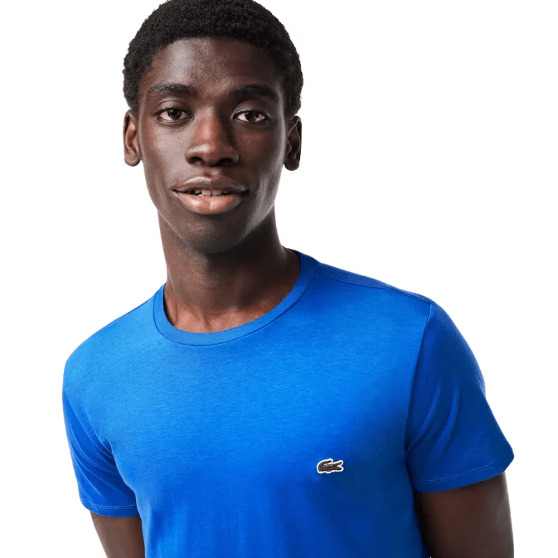 Lacoste Monochrome Cotton Pima Jersey Crew Neck T-Shirt - Men's