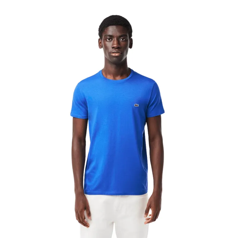 Lacoste Monochrome Cotton Pima Jersey Crew Neck T-Shirt - Men's