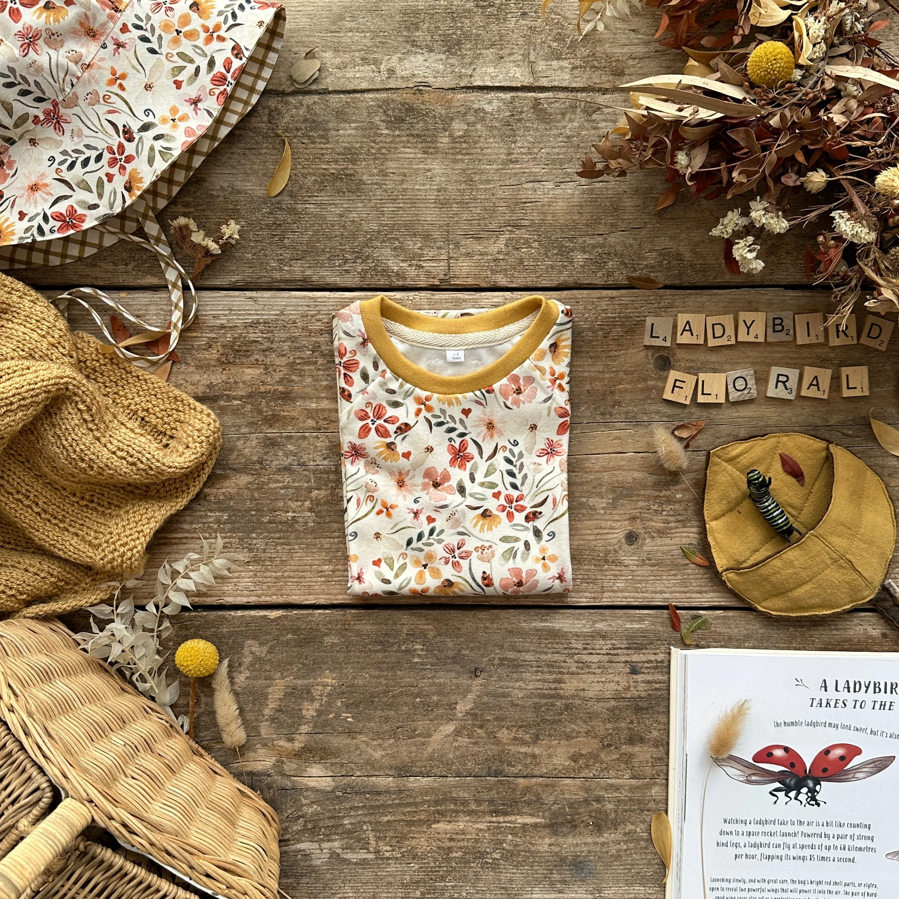 Ladybird Floral T-Shirt | Short Sleeve