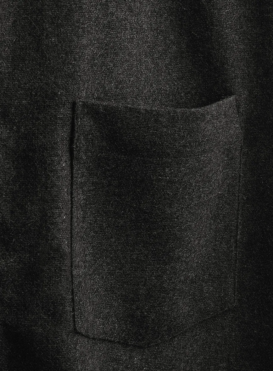 Light Weight Hamburg Charcoal Tweed Shirt