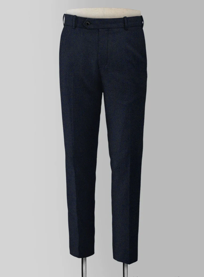 Light Weight Melange Dark Blue Tweed Suit