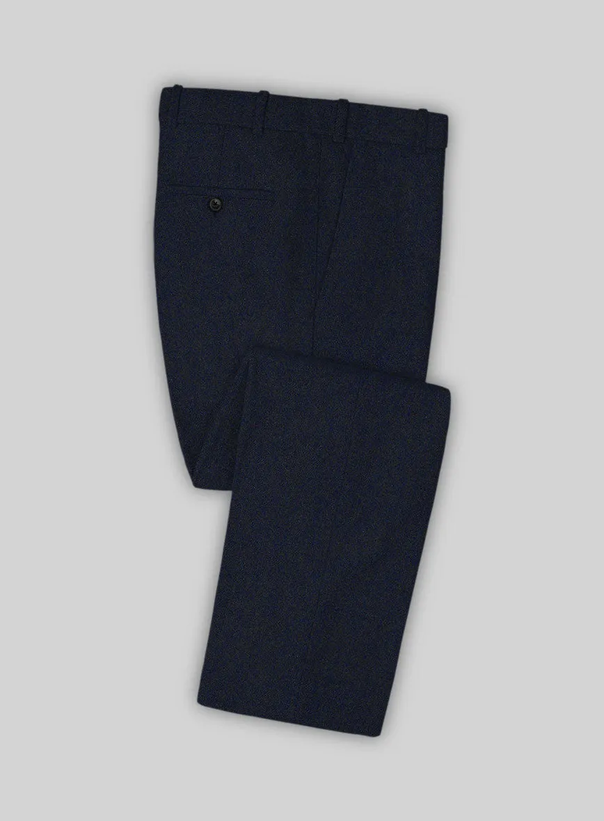 Light Weight Melange Dark Blue Tweed Suit
