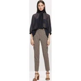 Luisa Cerano T Houndstooth Checked Trousers  628211/2468 2977