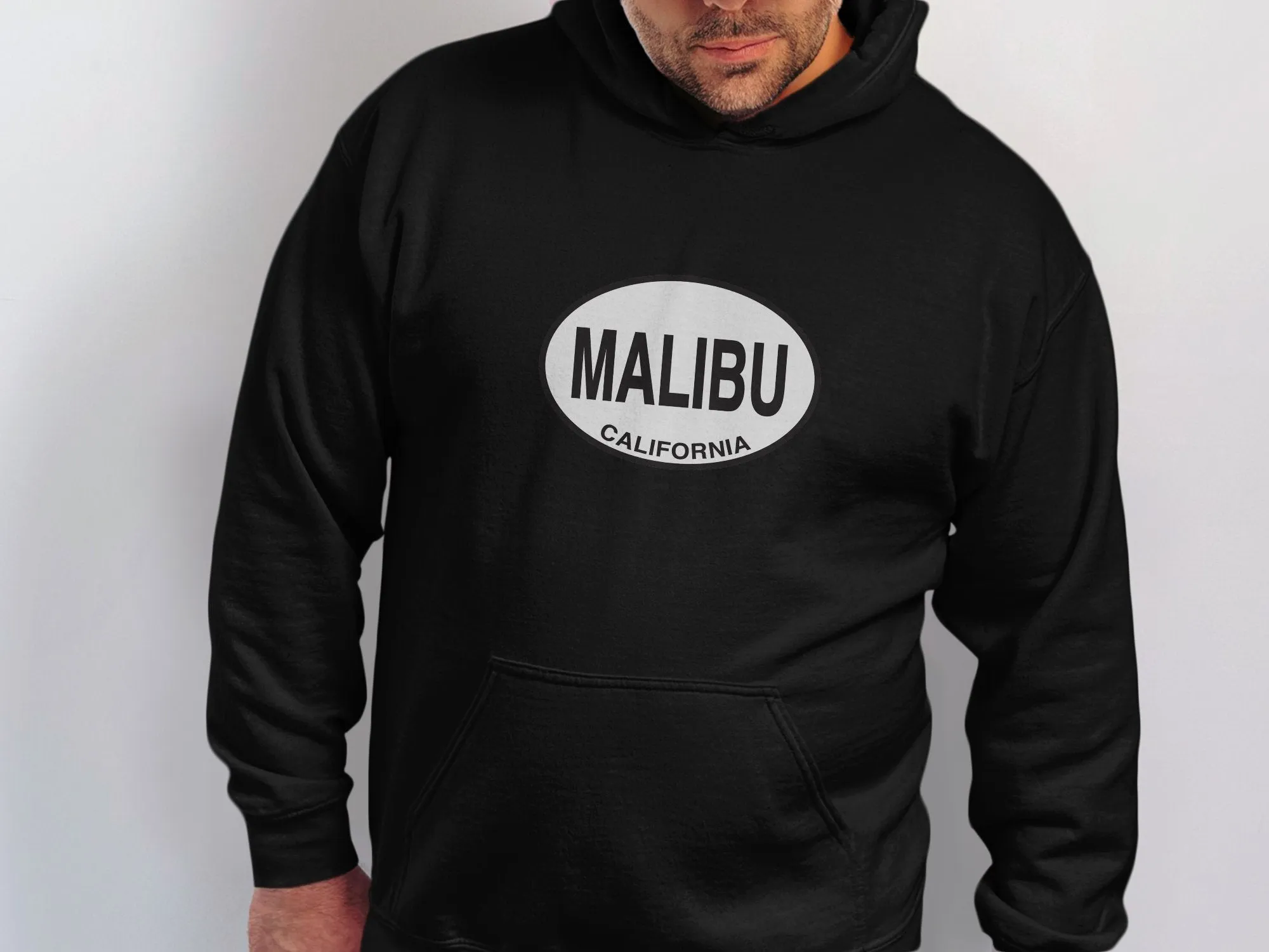 Malibu Mens Hoodie - Stylish Coastal Gear for Beach Lovers