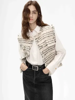 Marled Tweed Waistcoat