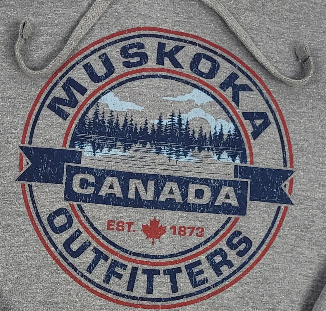 Medium Weight Muskoka Hoodie in Graphite