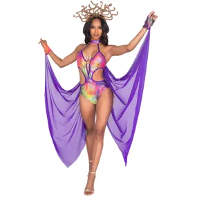 Mesmerizing Medusa Costume Two Piece Set
