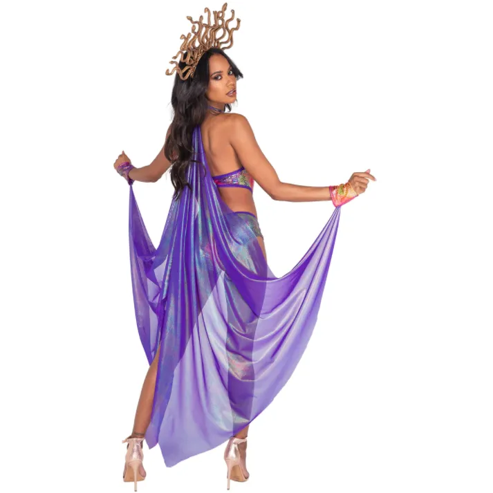 Mesmerizing Medusa Costume Two Piece Set