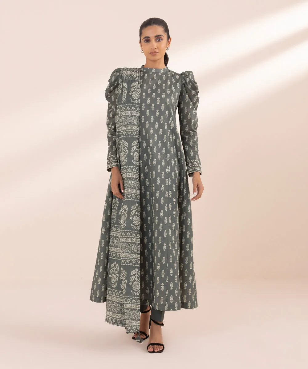 Monochrome '24-2 Piece - Printed Lawn Suit - 00U2Dbw24V41
