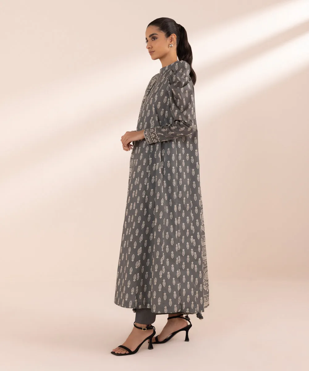 Monochrome '24-2 Piece - Printed Lawn Suit - 00U2Dbw24V41