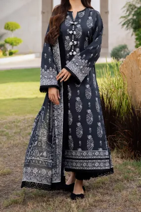 Monochrome By Asim Jofa Unstitched 3 Piece Digital Lawn Collection'2024-AJCM-03