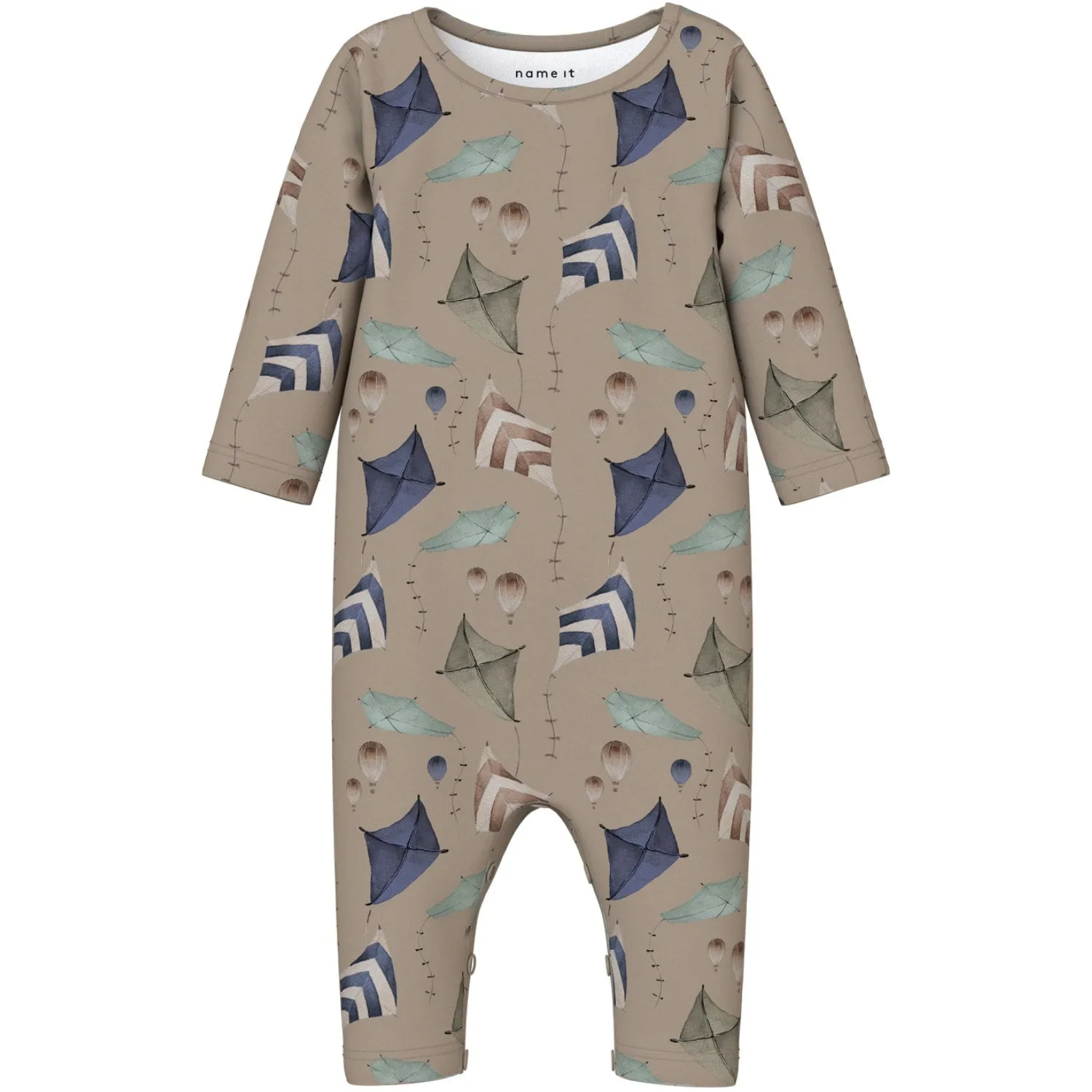 Name It Weathered Teak Nathon Onesie