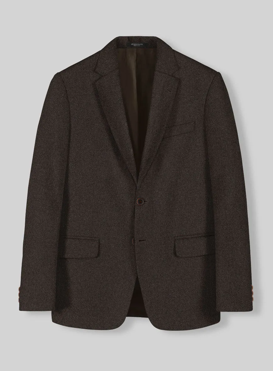 Naples Dark Brown Tweed Jacket