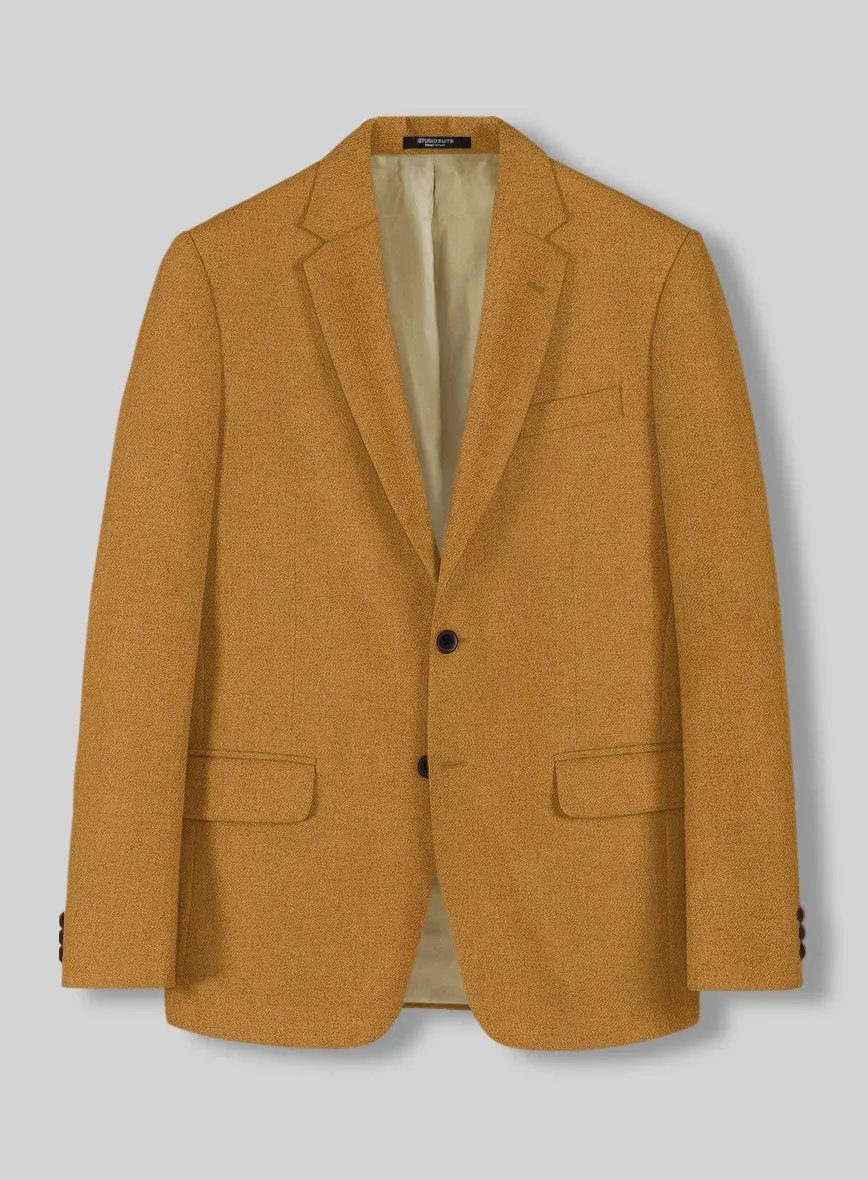 Naples Yellow Tweed Suit
