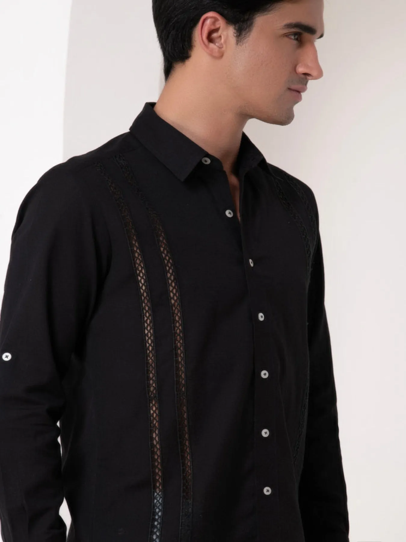 Noir Emb Premium Shirt