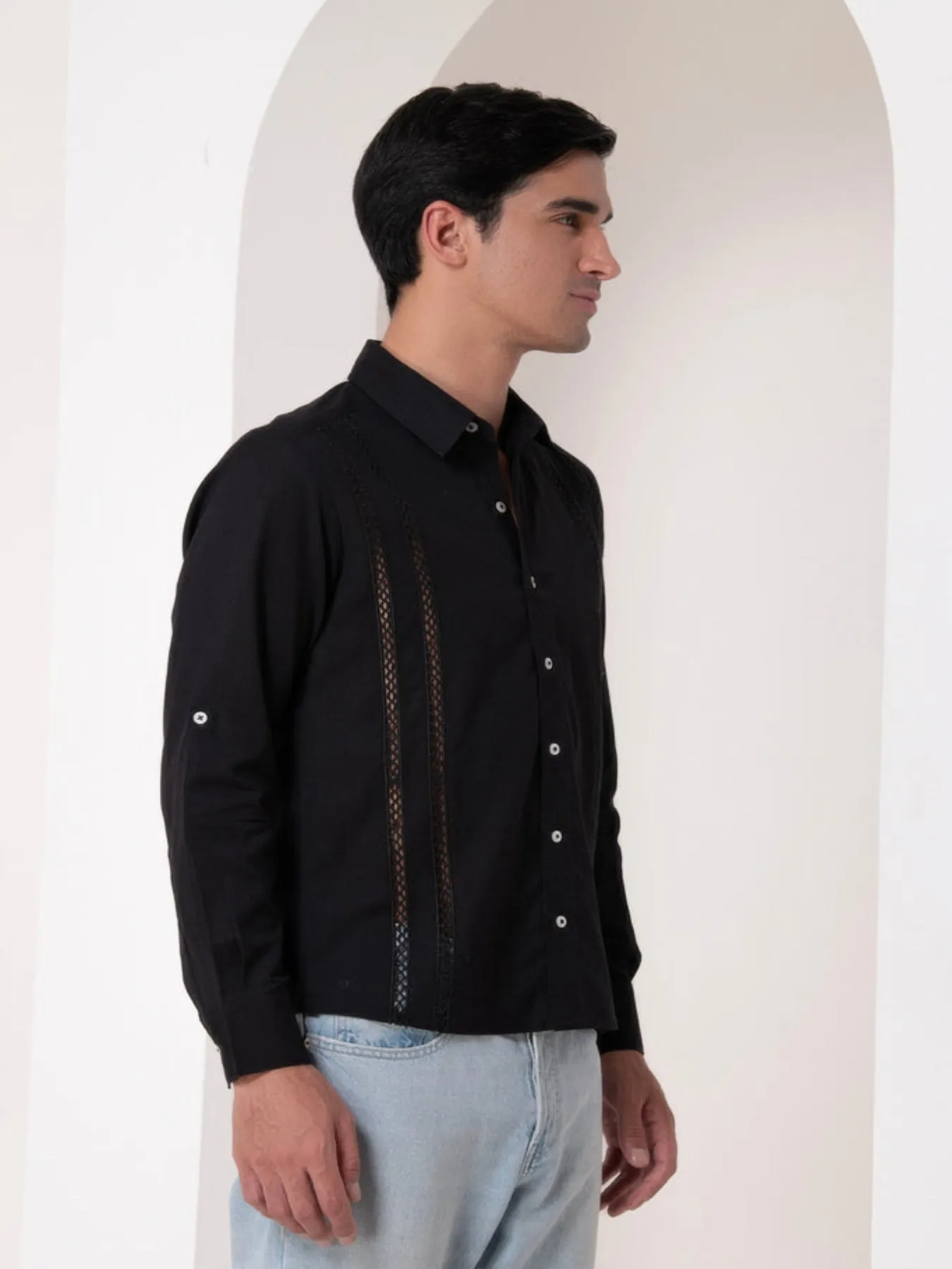 Noir Emb Premium Shirt