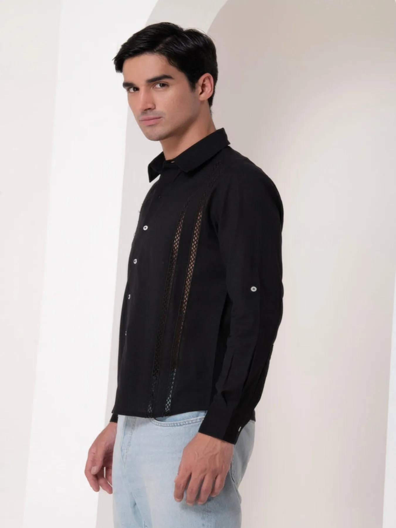 Noir Emb Premium Shirt