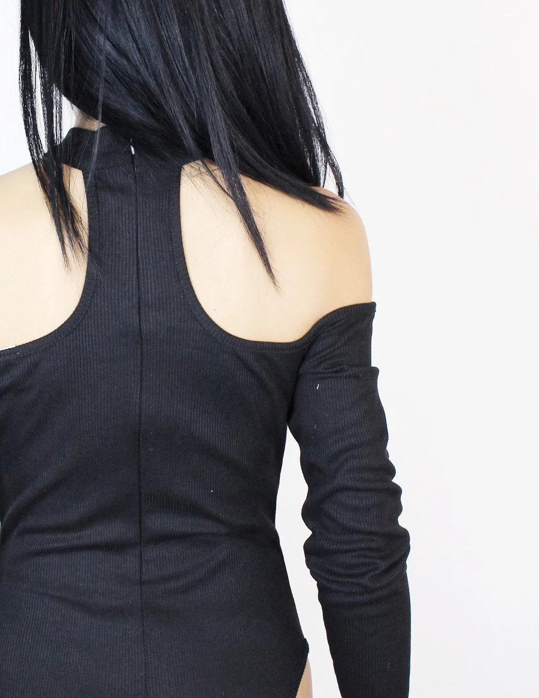 OLYMPIA BODYSUIT- BLACK