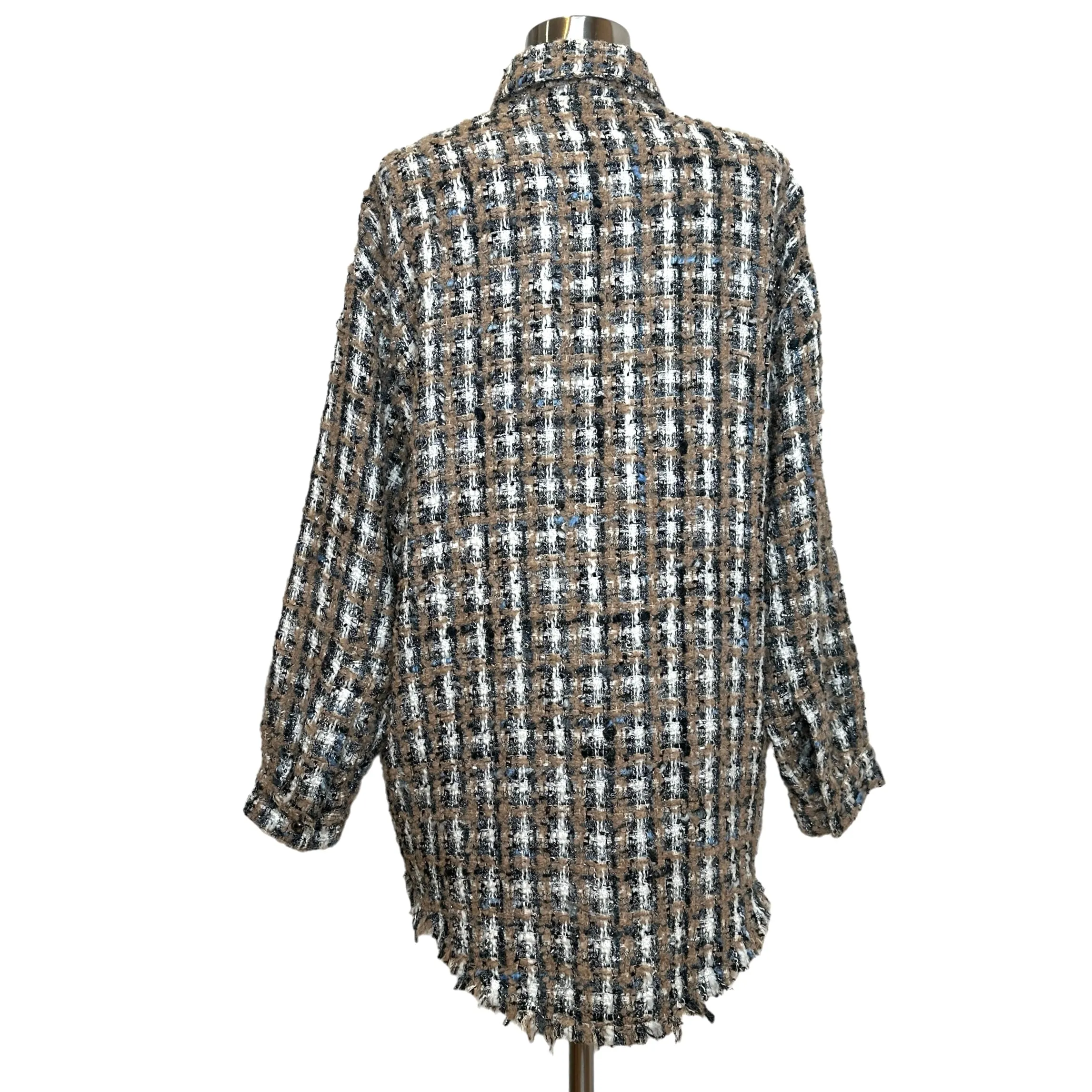 Oversized Tweed Jacket - S