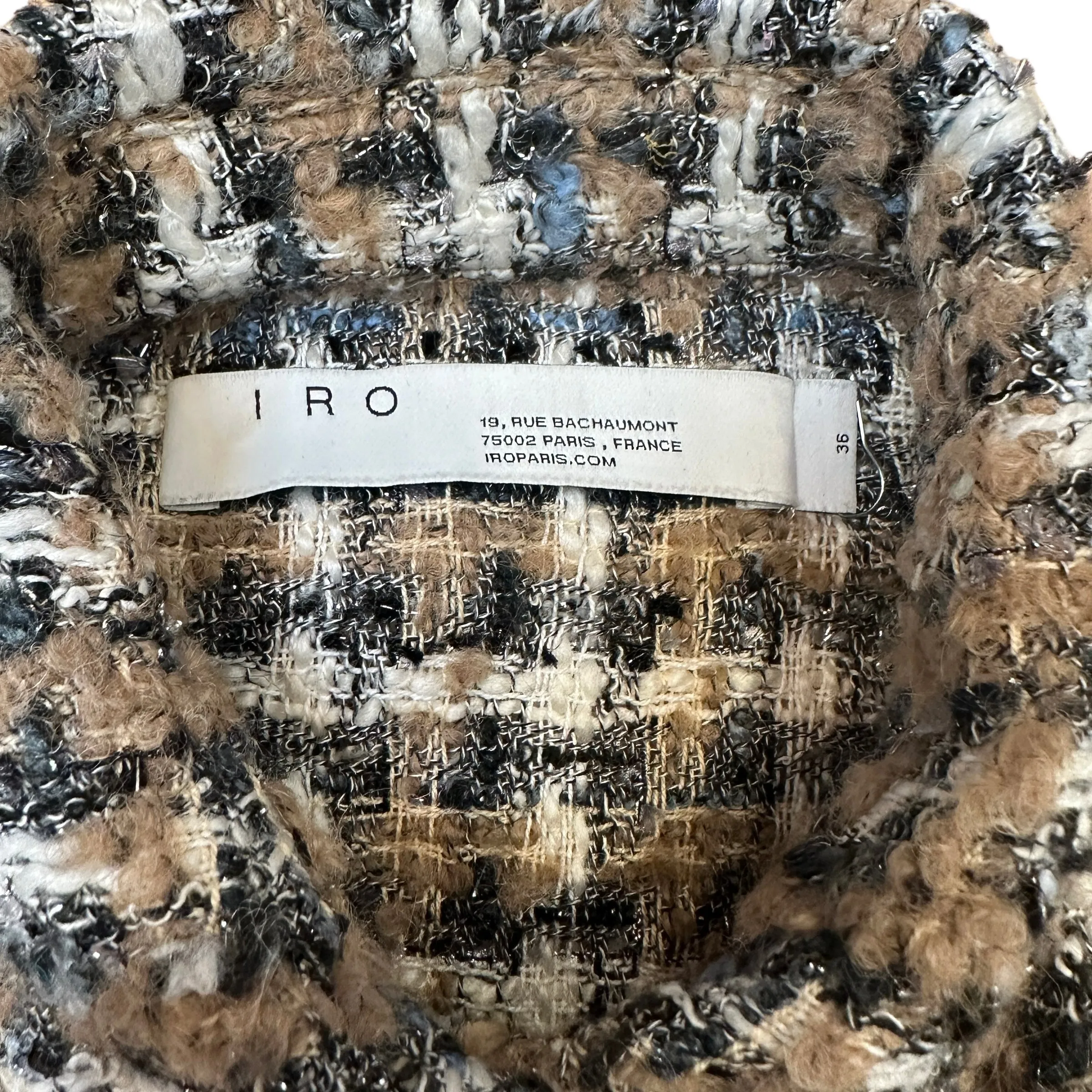 Oversized Tweed Jacket - S