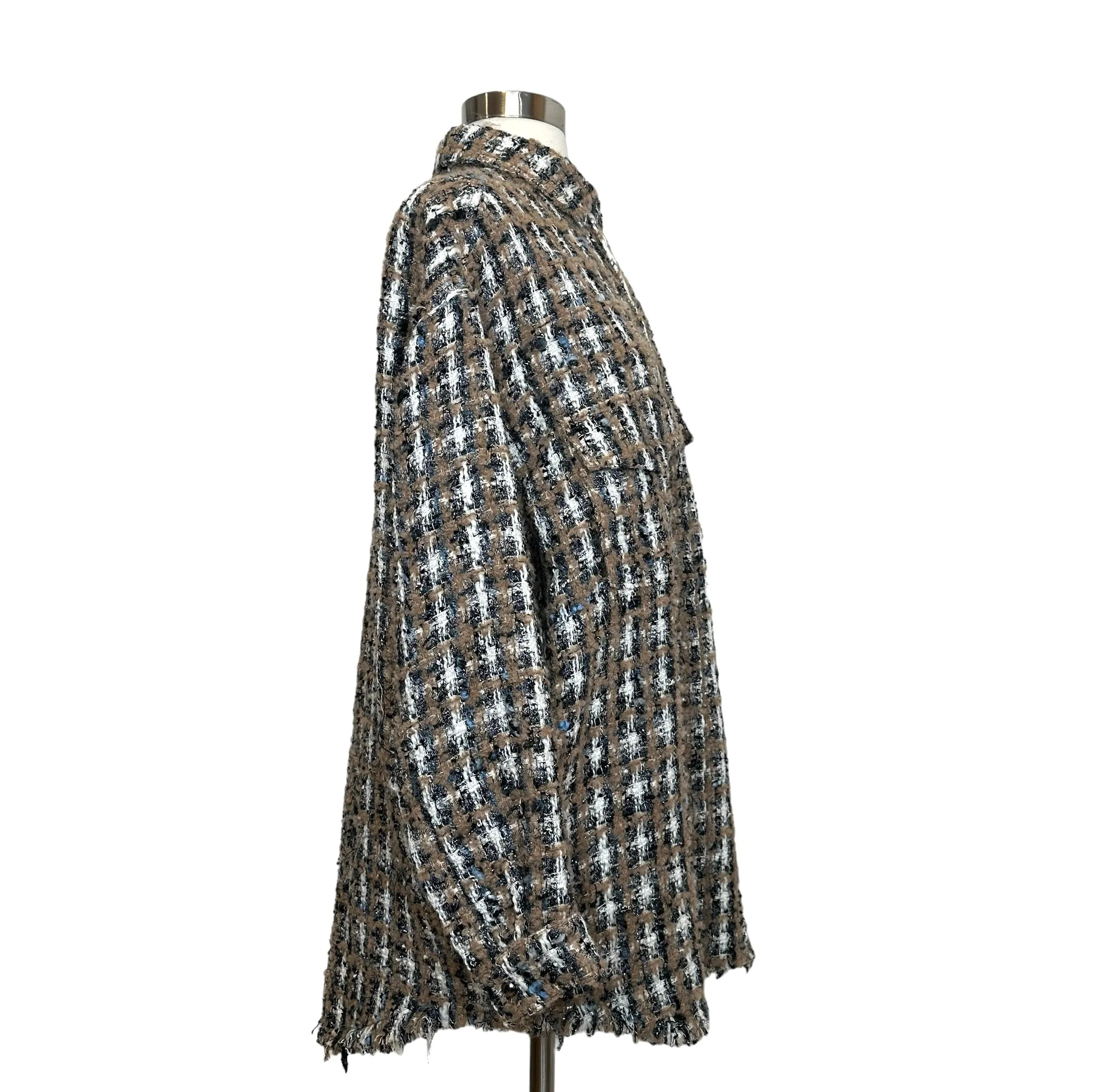 Oversized Tweed Jacket - S