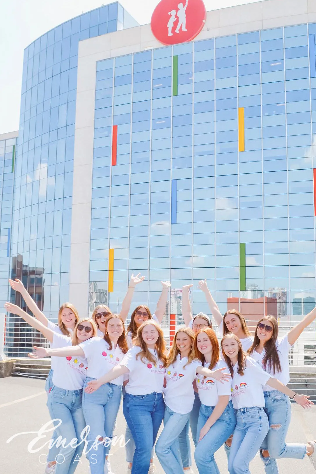 Phi Mu Colorful Believes in Miracles Henley