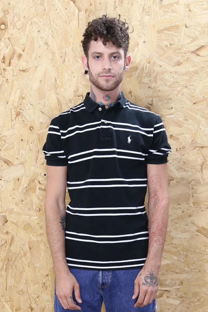 Polo Ralph Lauren Polo Shirt in Monochrome Stripe