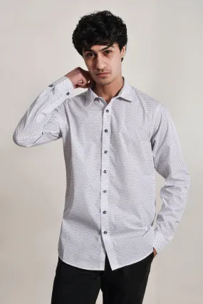 Printed Flock Casual Shirt