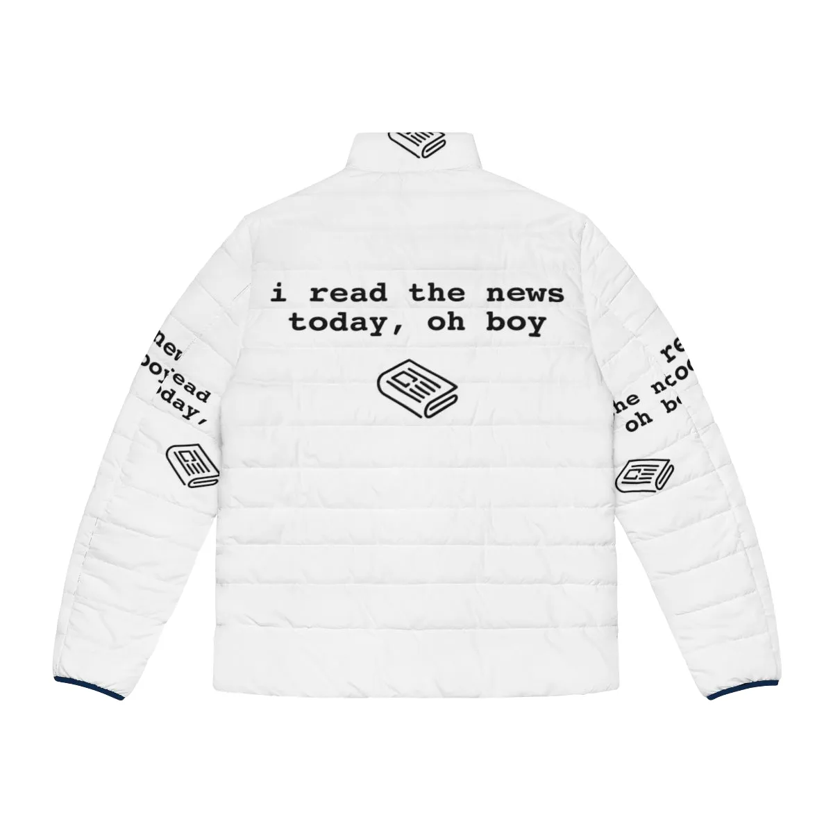 "The Beatles" Inspired Puffer Jacket - Iconic 60s Music Legends