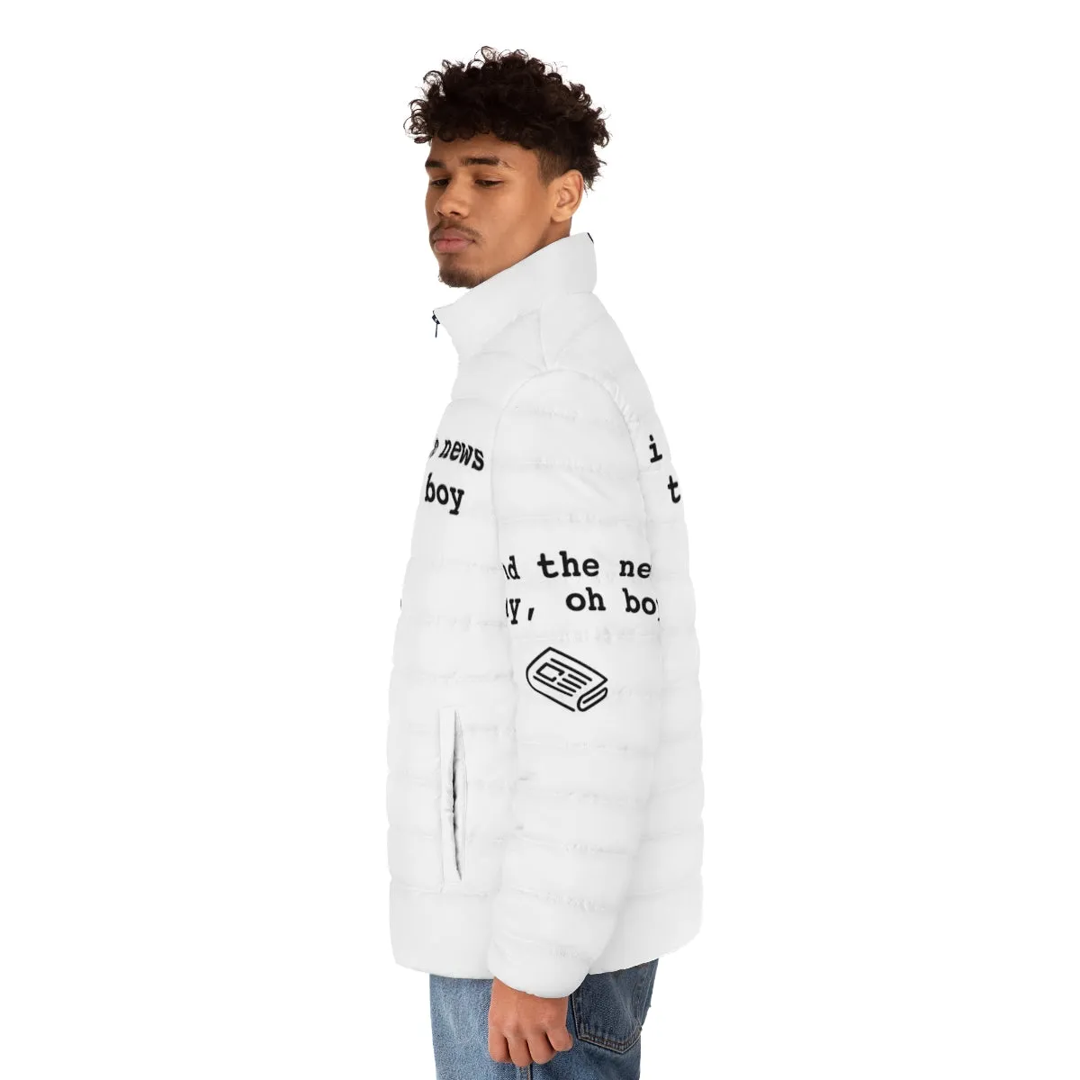 "The Beatles" Inspired Puffer Jacket - Iconic 60s Music Legends