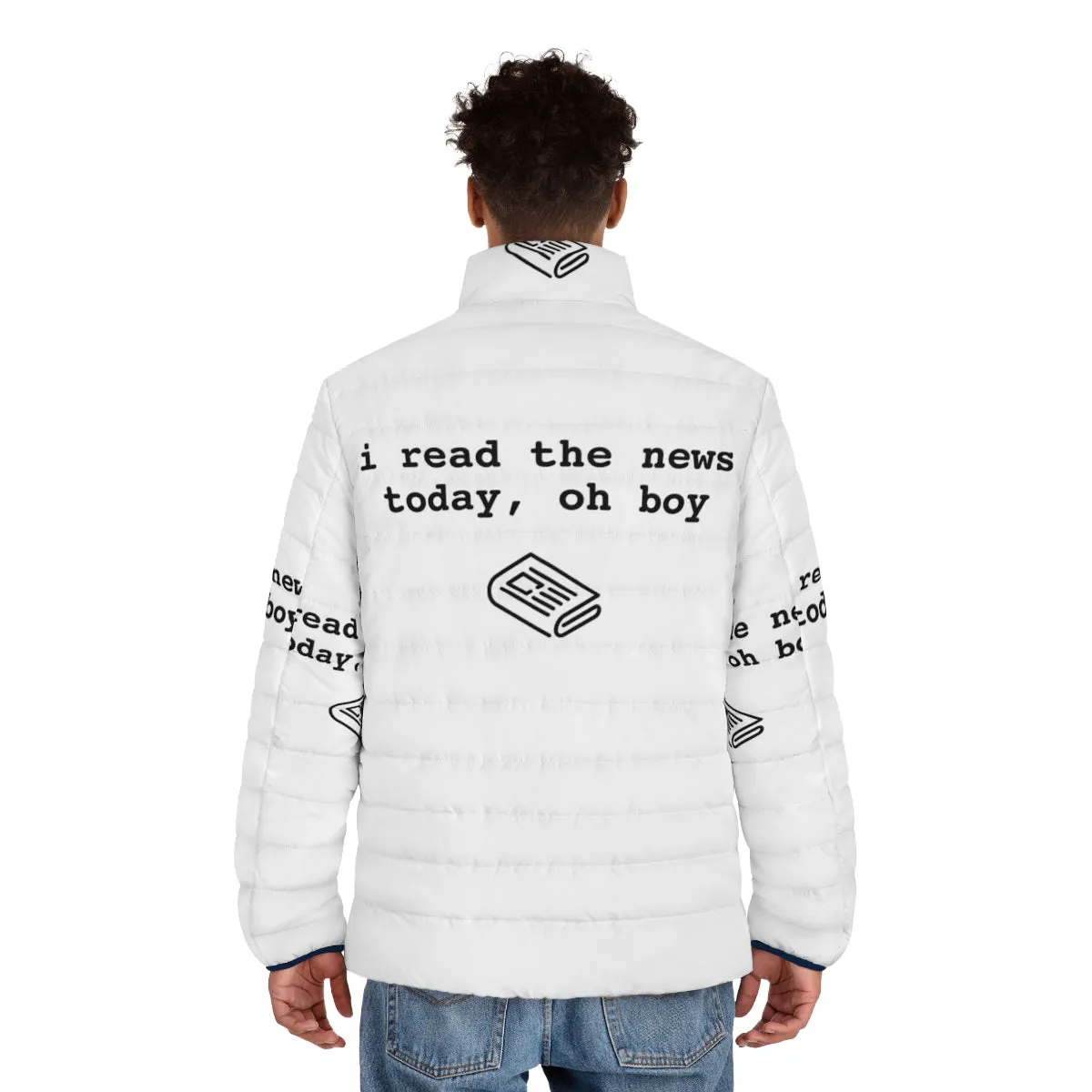 "The Beatles" Inspired Puffer Jacket - Iconic 60s Music Legends