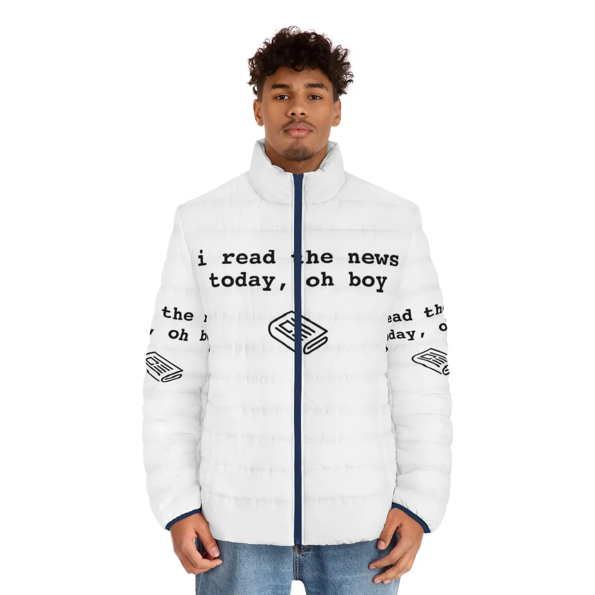 "The Beatles" Inspired Puffer Jacket - Iconic 60s Music Legends