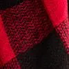 Red & Black Plaid Fringe Scarf - Justin Taylor