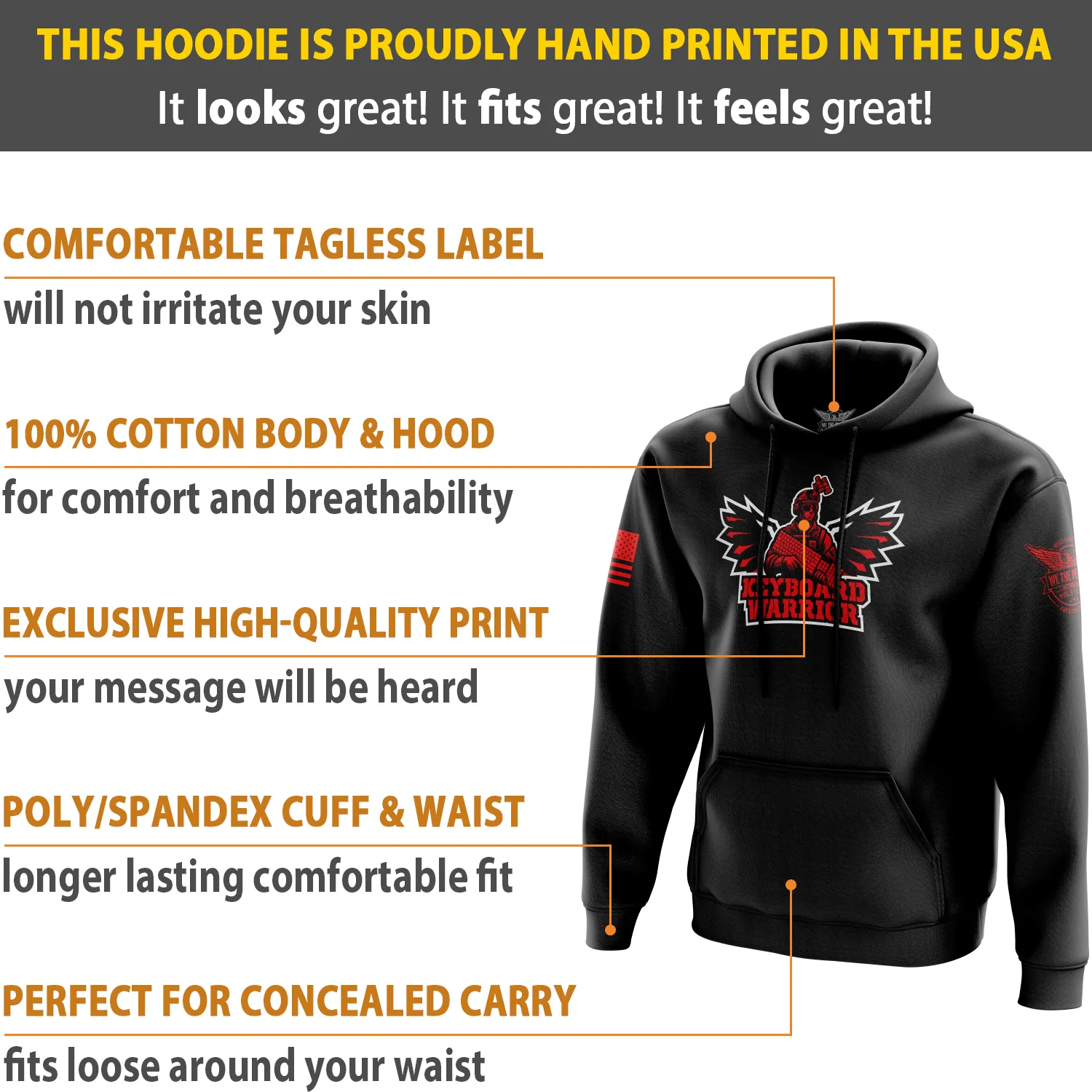 Regiment Keyboard Warrior Hoodie