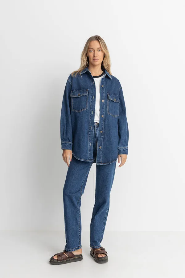 RHYTHM OVERSIZED DENIM SHACKET