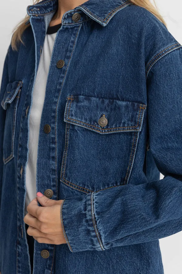 RHYTHM OVERSIZED DENIM SHACKET