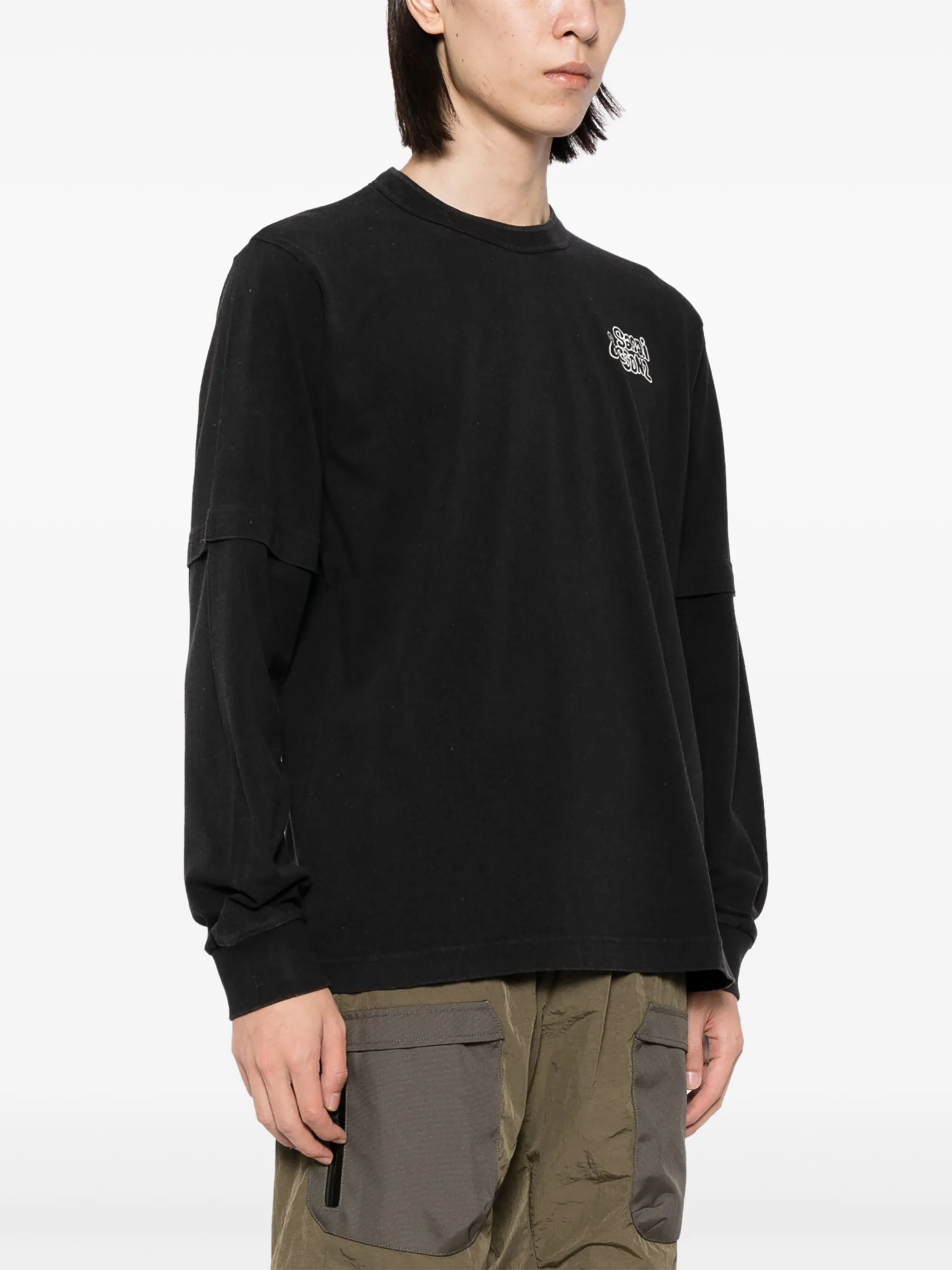 Sacai Gonz One Love Long Sleeve T-Shirt