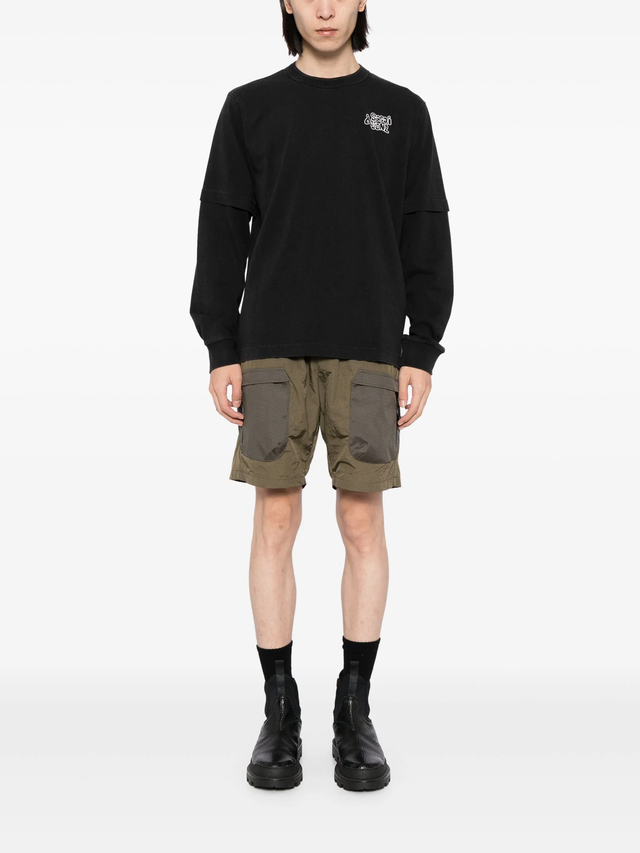 Sacai Gonz One Love Long Sleeve T-Shirt
