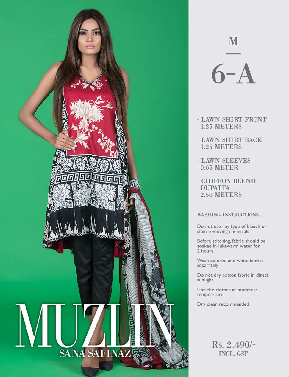 Sana Safinaz Muzlin Lawn Collection – M1-06A