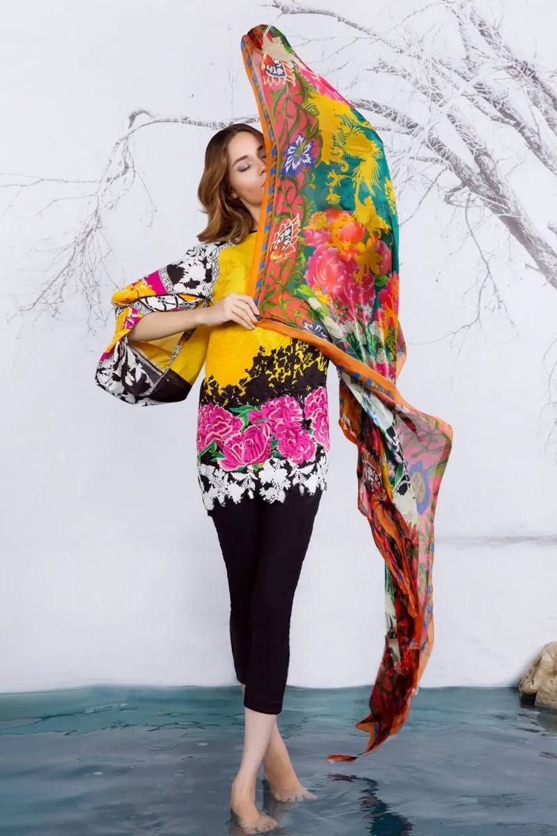 Sana Safinaz Muzlin Lawn Collection Vol-2 2017 – M2-07A