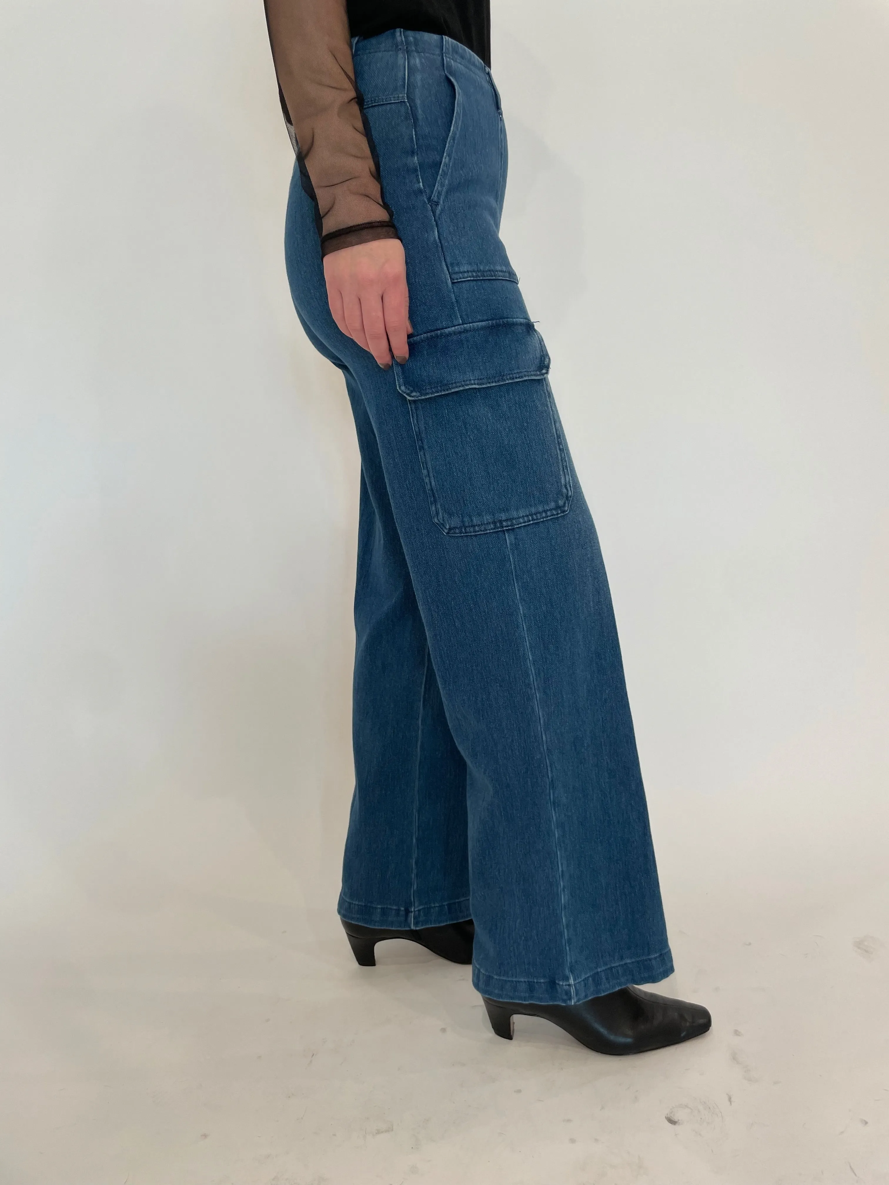 Scout Cargo Pants - Mid Wash