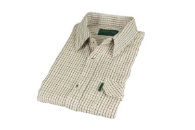 SH27 - Men's York Country Check Shirt - BEIGE