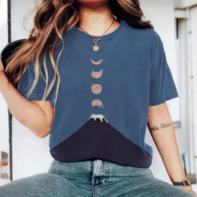 Short Sleeved Shirt Women's Printed Round Neck Pullover