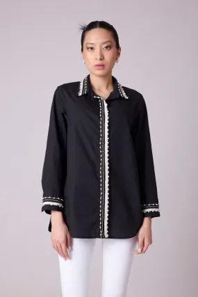 Simone Shirt  - Black