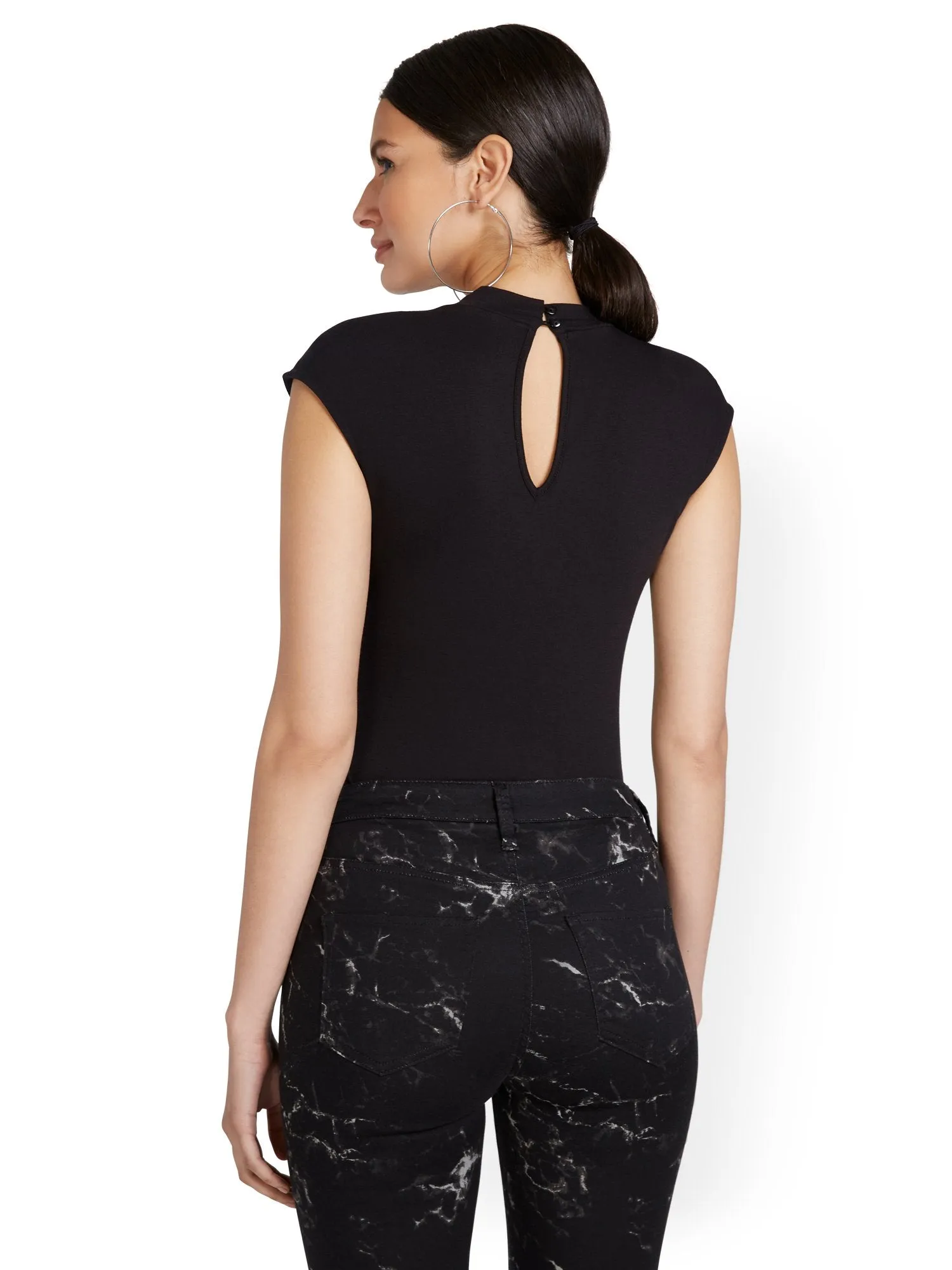 Sleeveless Muscle Bodysuit